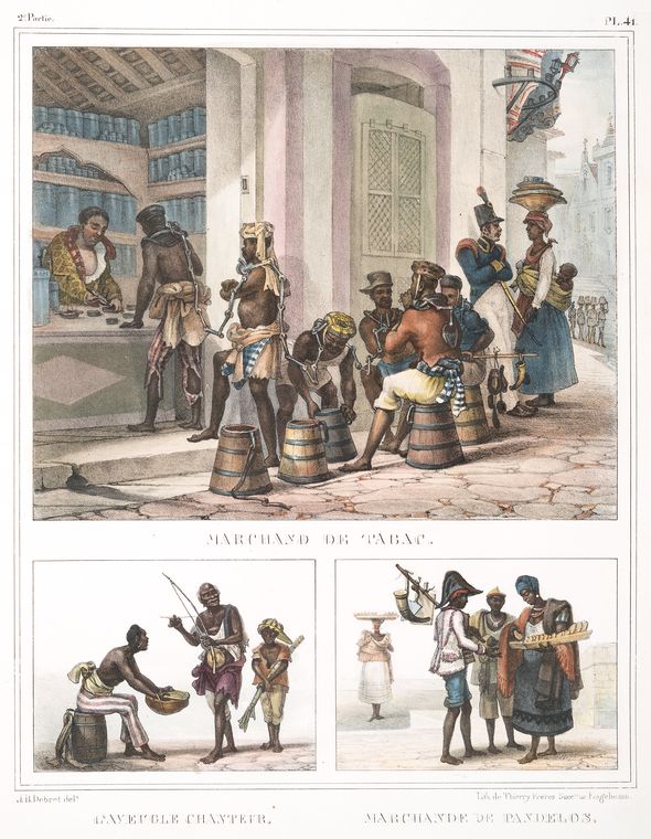 Illustrations historique de Jean-Baptiste Debret.