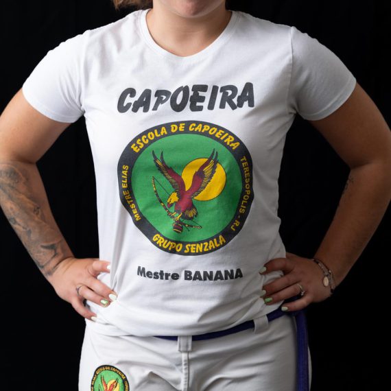 Tee Shirt Officiel - Femme - Capoeira Senzala - Mestre Banana