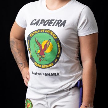 Tee Shirt Officiel - Femme - Capoeira Senzala - Mestre Banana