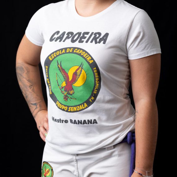Tee Shirt Officiel - Femme - Capoeira Senzala - Mestre Banana