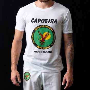 Tee Shirt Officiel - Homme - Capoeira Senzala - Mestre Banana