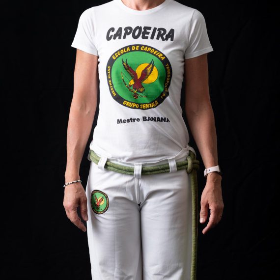 Tee Shirt Officiel - Femme - Capoeira Senzala - Mestre Banana